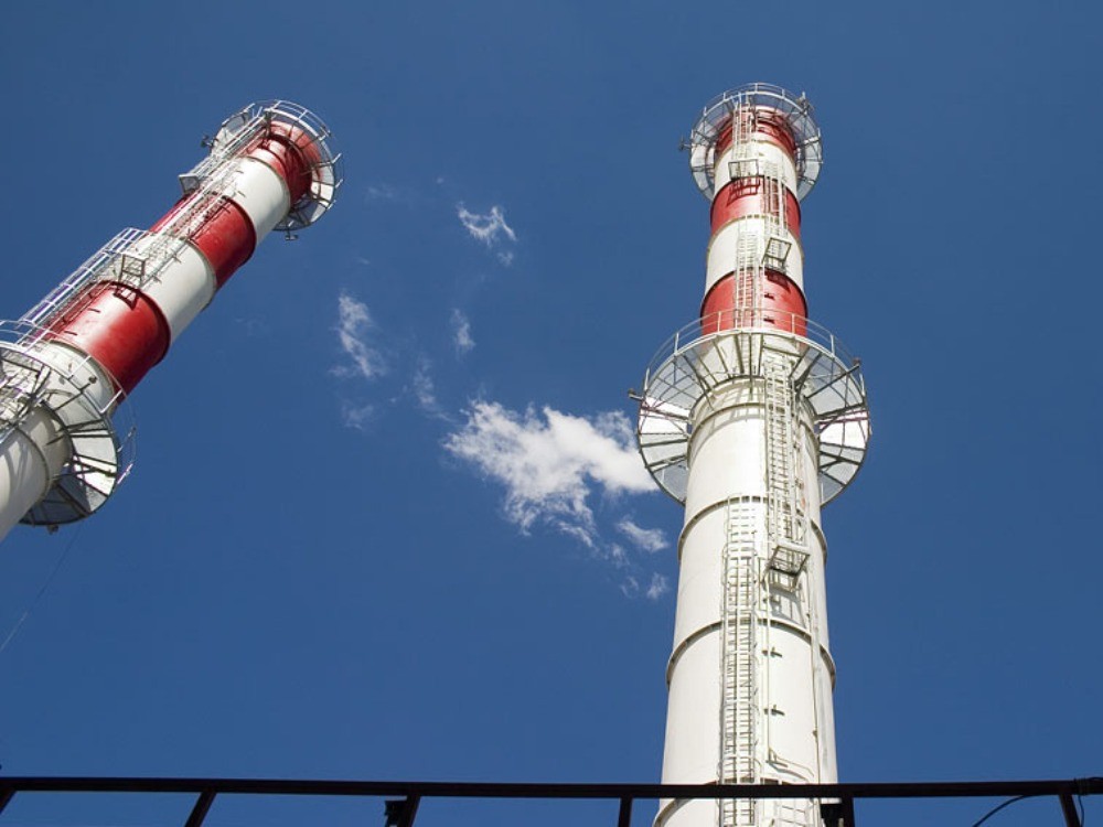 套筒自立式钢烟囱