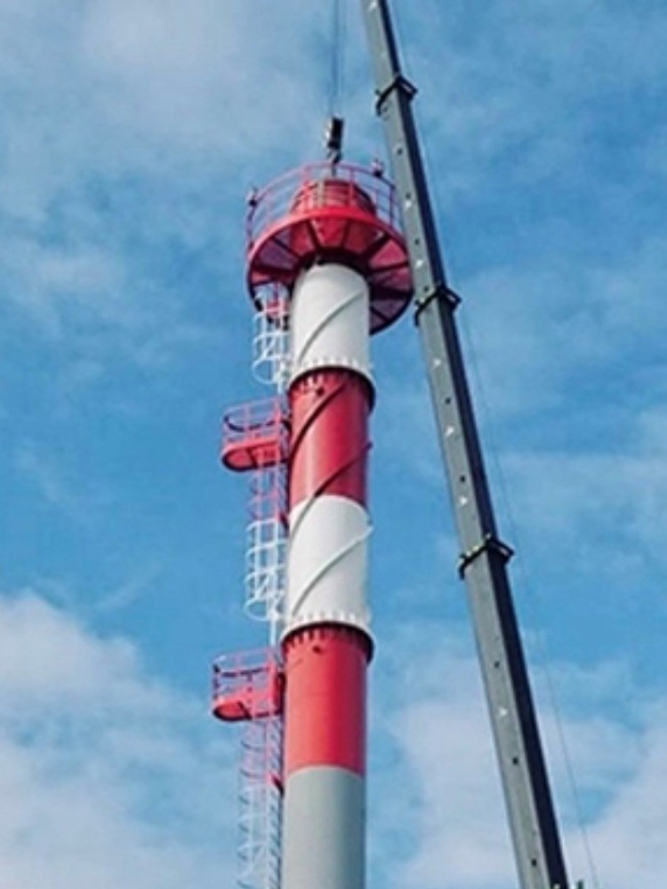 单筒自立式钢烟囱